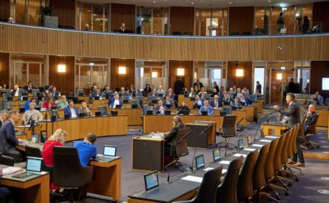 FPÖ-Mandatar Gernot Darmann im Nationalrat.